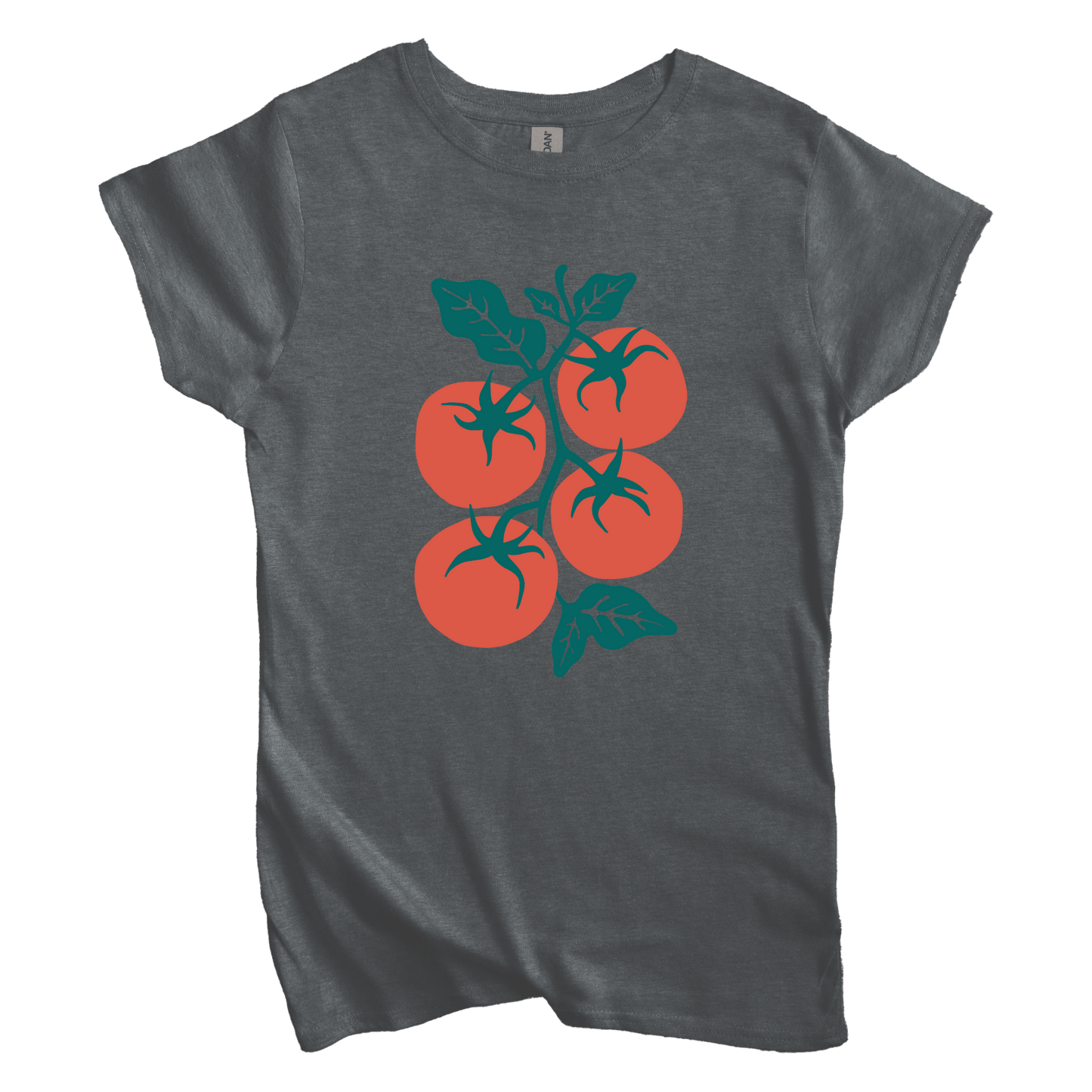 T-Shirt Dark Heather / S Women's Tee Tomato Cluster