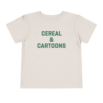 Toddler Cereal and Cartoons
