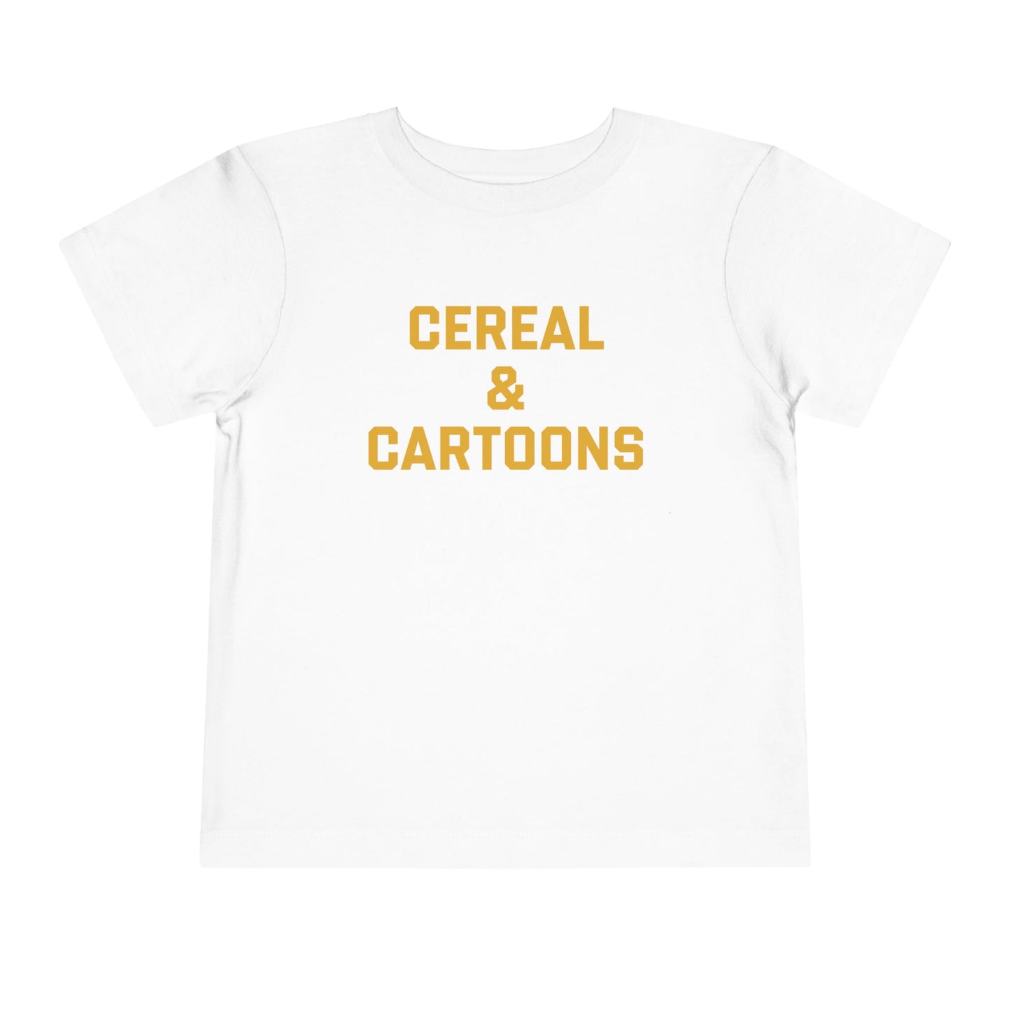 Toddler Cereal and Cartoons