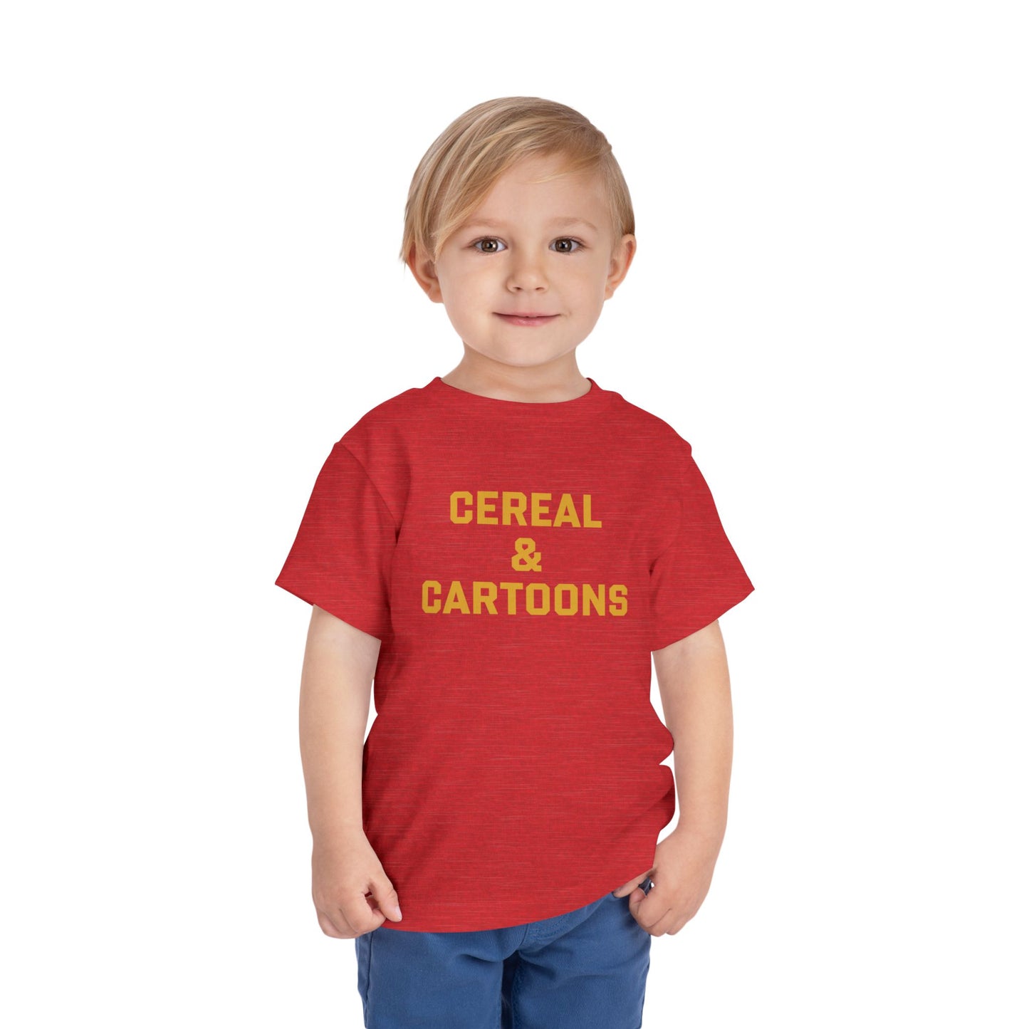 Toddler Cereal and Cartoons