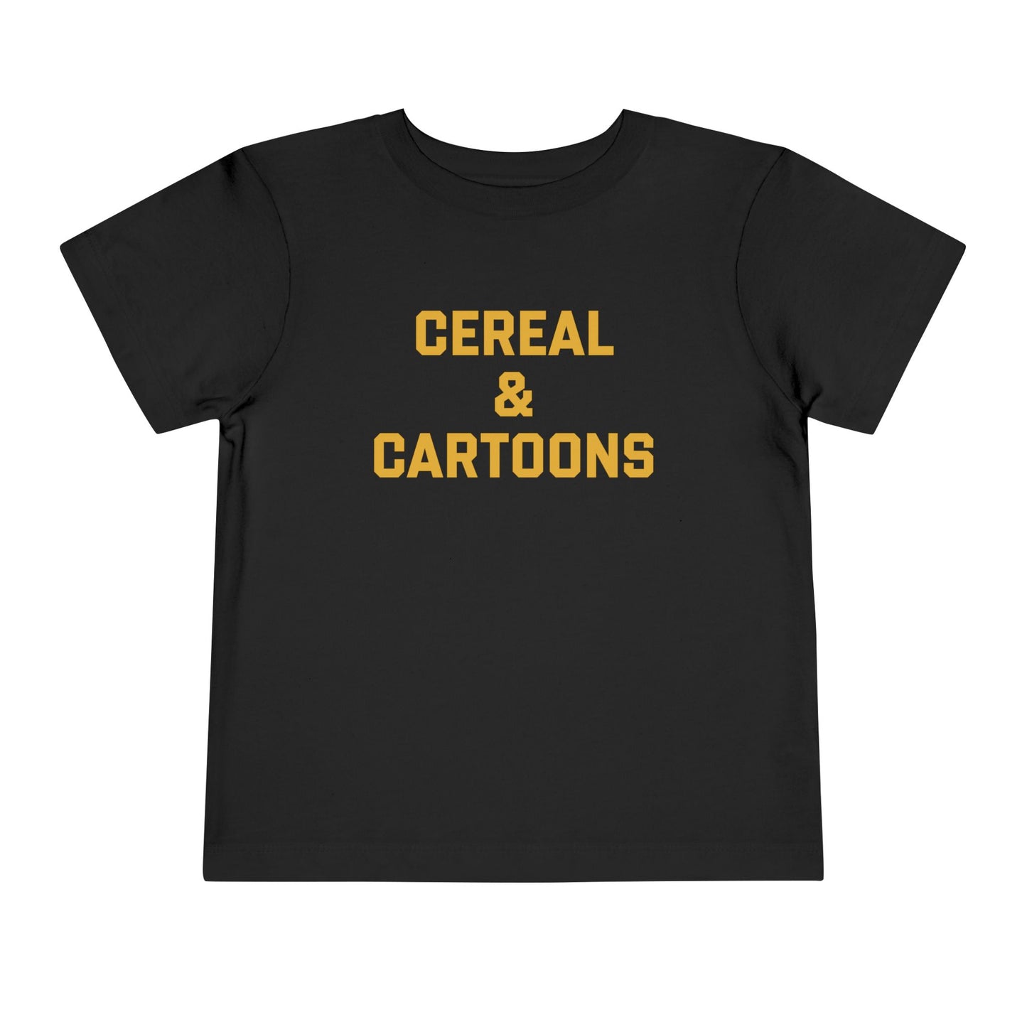 Toddler Cereal and Cartoons
