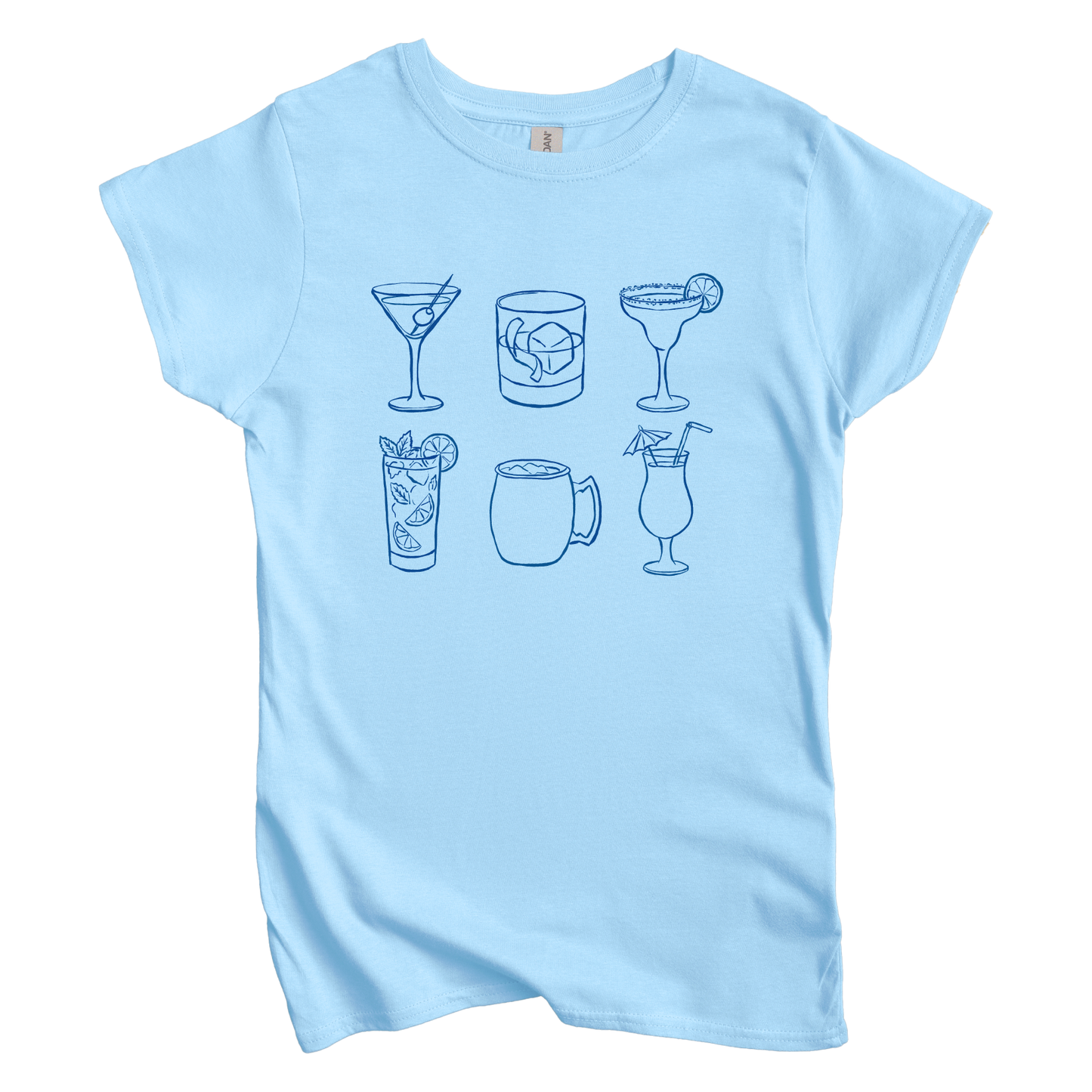 Cocktail Grid Women's Tee