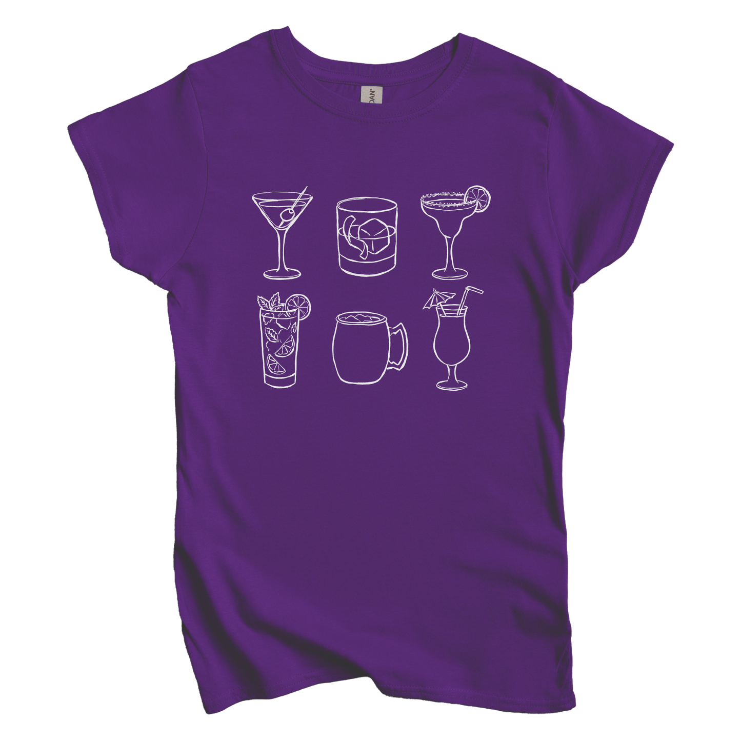 Cocktail Grid Women's Tee