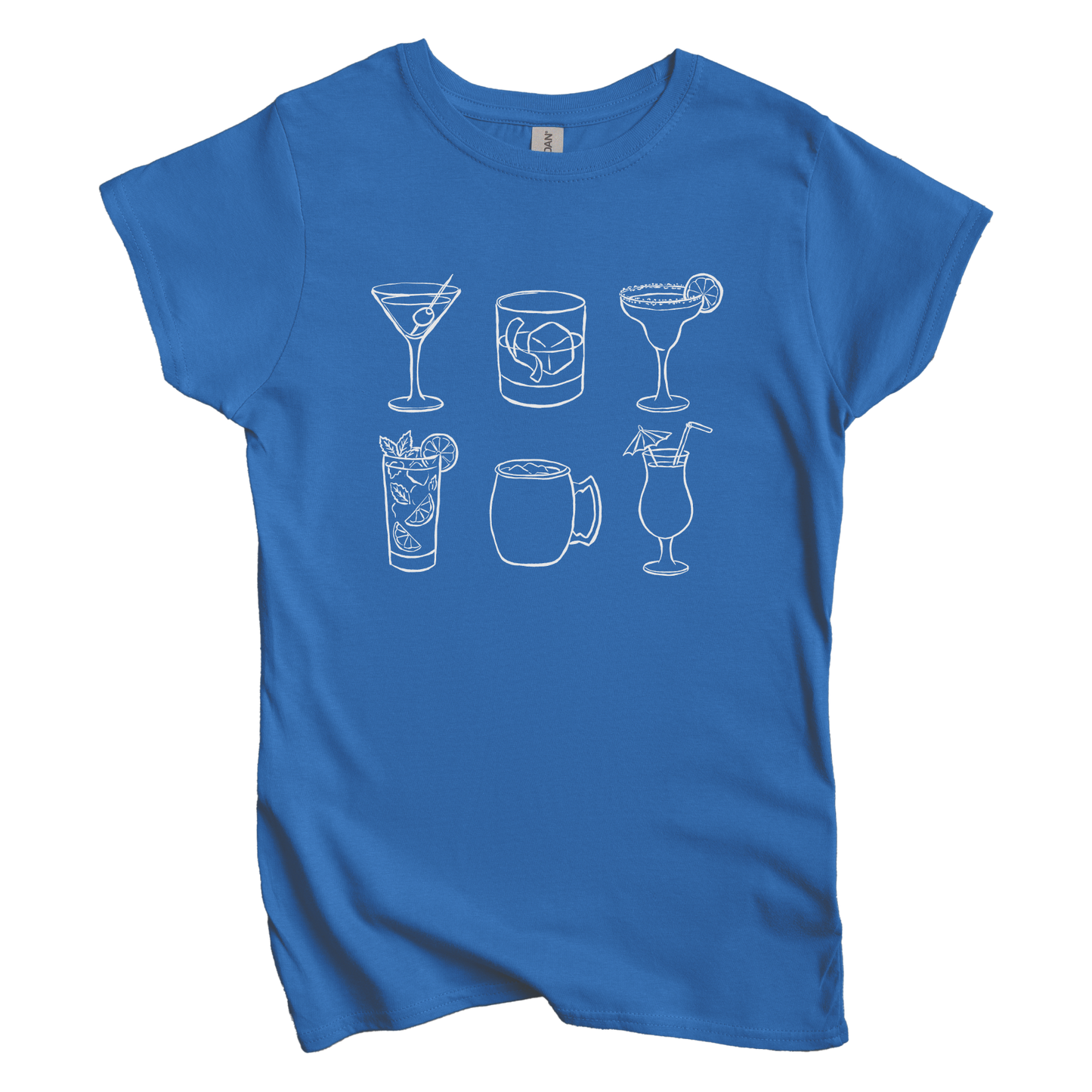 Cocktail Grid Women's Tee