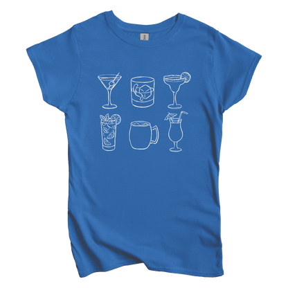 Cocktail Grid Women's Tee