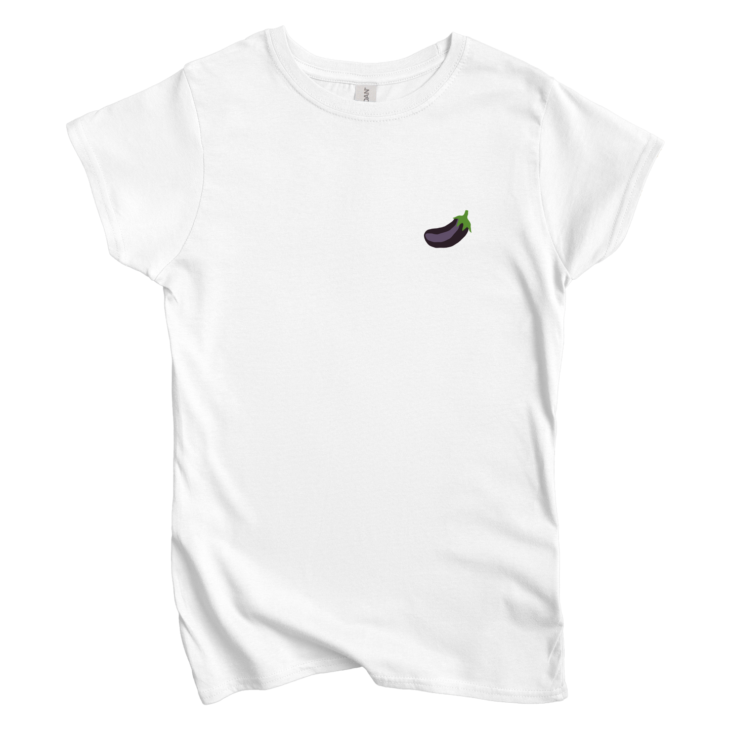Eggplant Left Chest Women's Tee