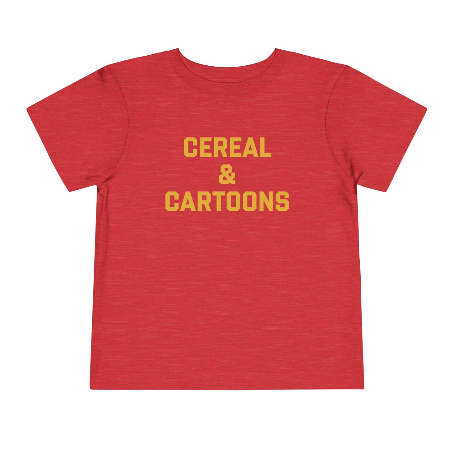 Toddler Cereal and Cartoons