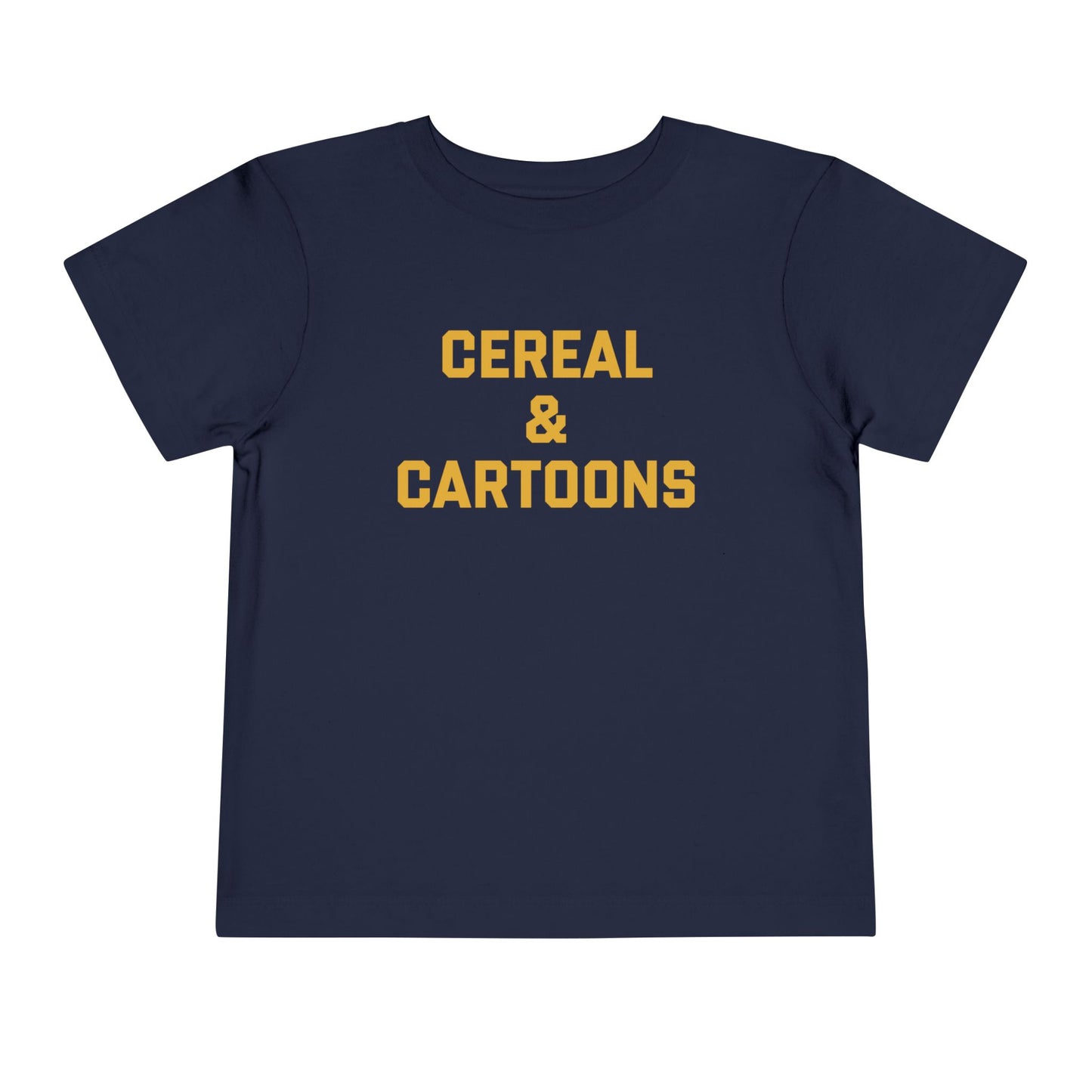 Toddler Cereal and Cartoons