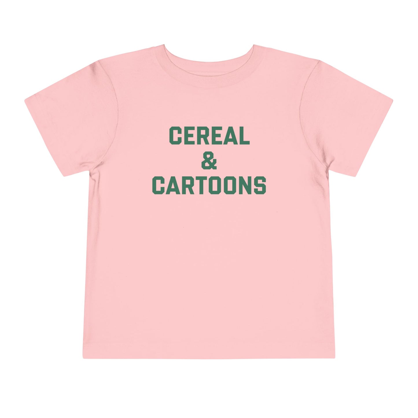 Toddler Cereal and Cartoons