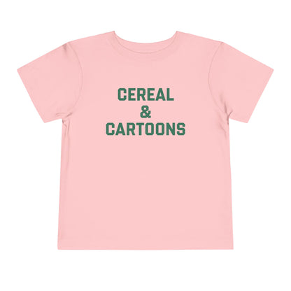 Toddler Cereal and Cartoons