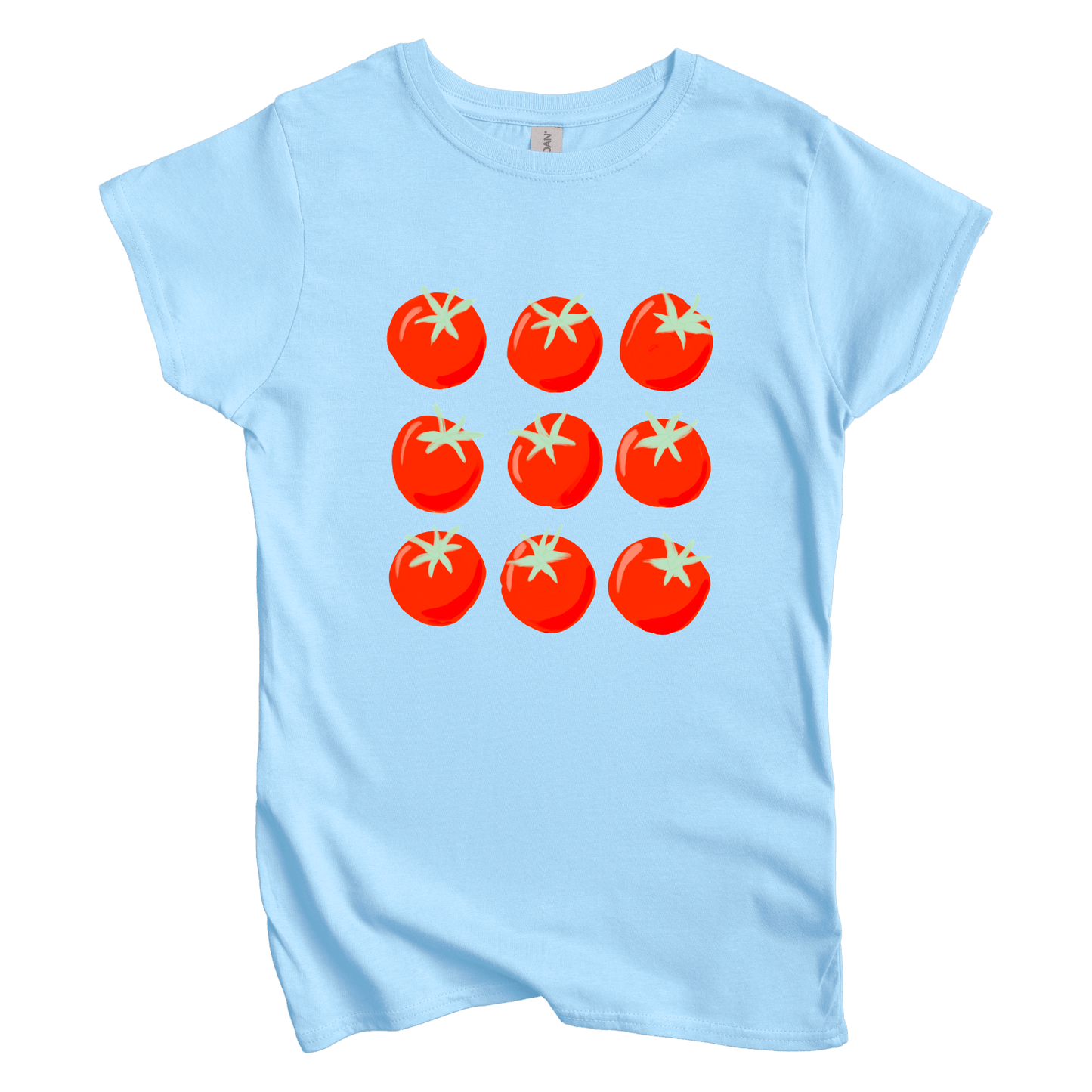 T-Shirt S / Light Blue 9 Tomatoes Women's Tee