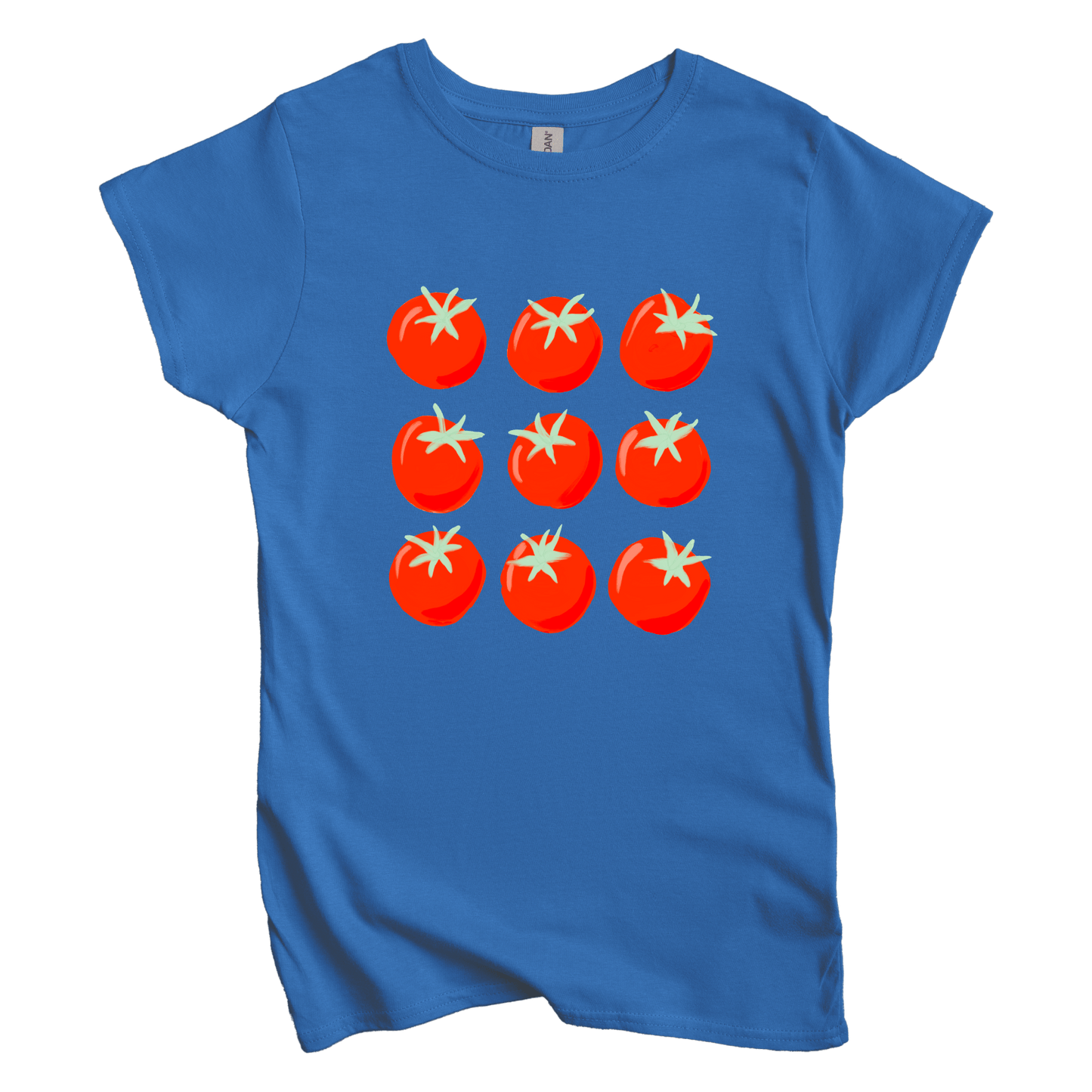 T-Shirt S / Royal 9 Tomatoes Women's Tee