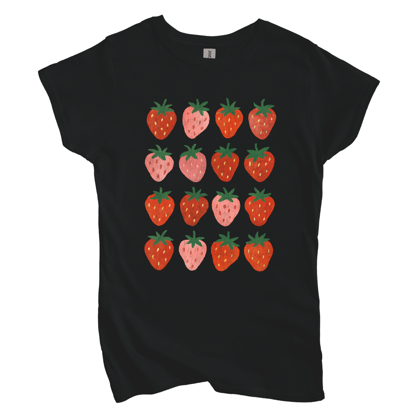 Strawberry Grid Women's Tee