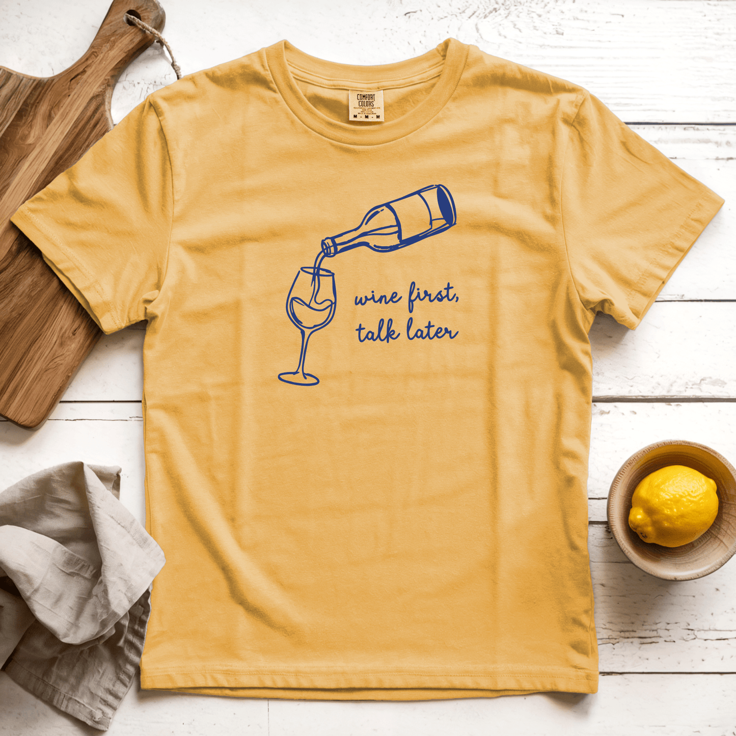 Wine First, Talk Later