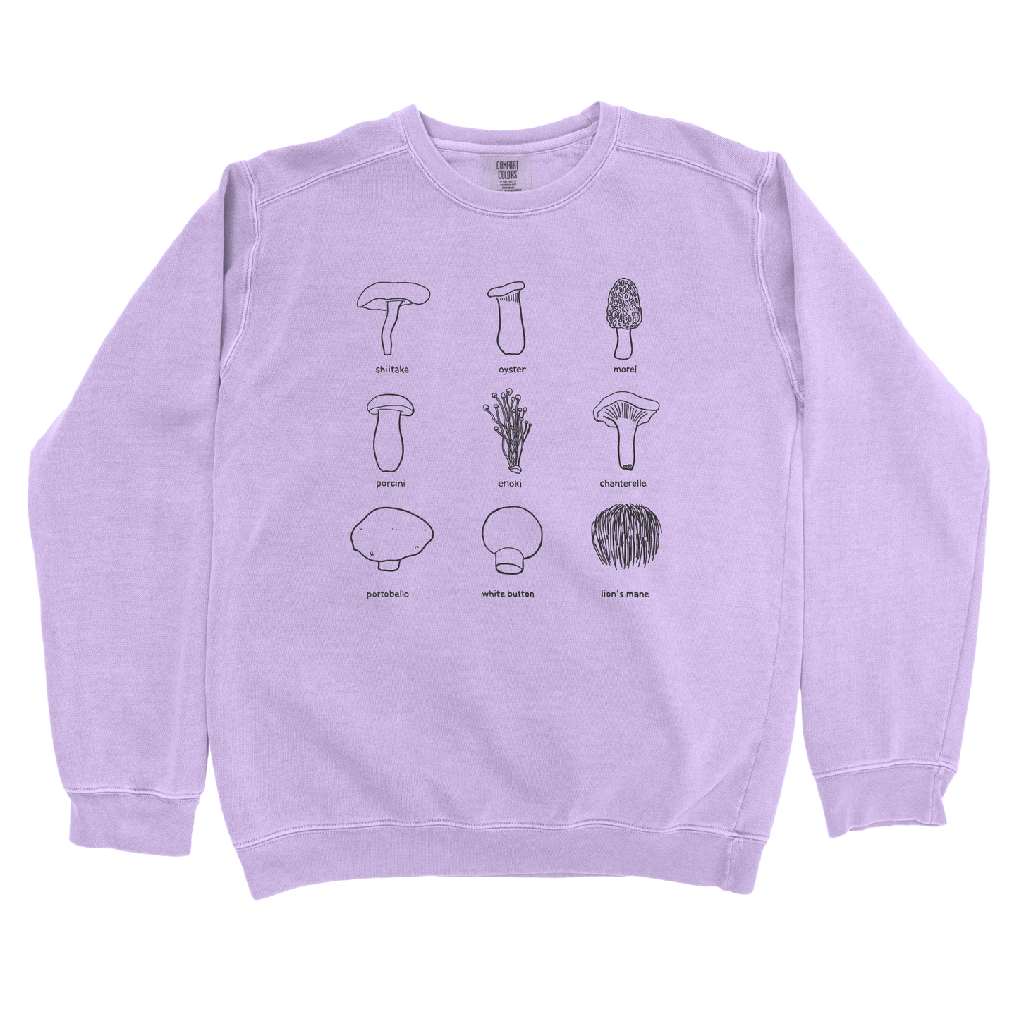 Edible Mushrooms Sweatshirt