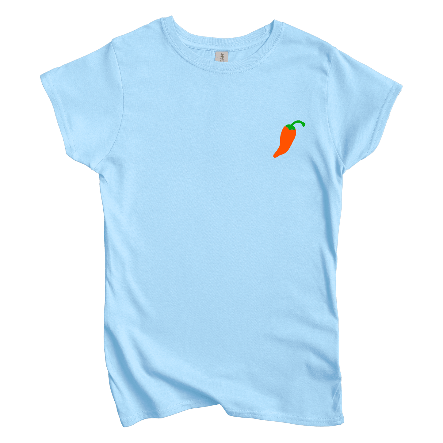 T-Shirt S / Light Blue A Chili Pepper Women's Tee