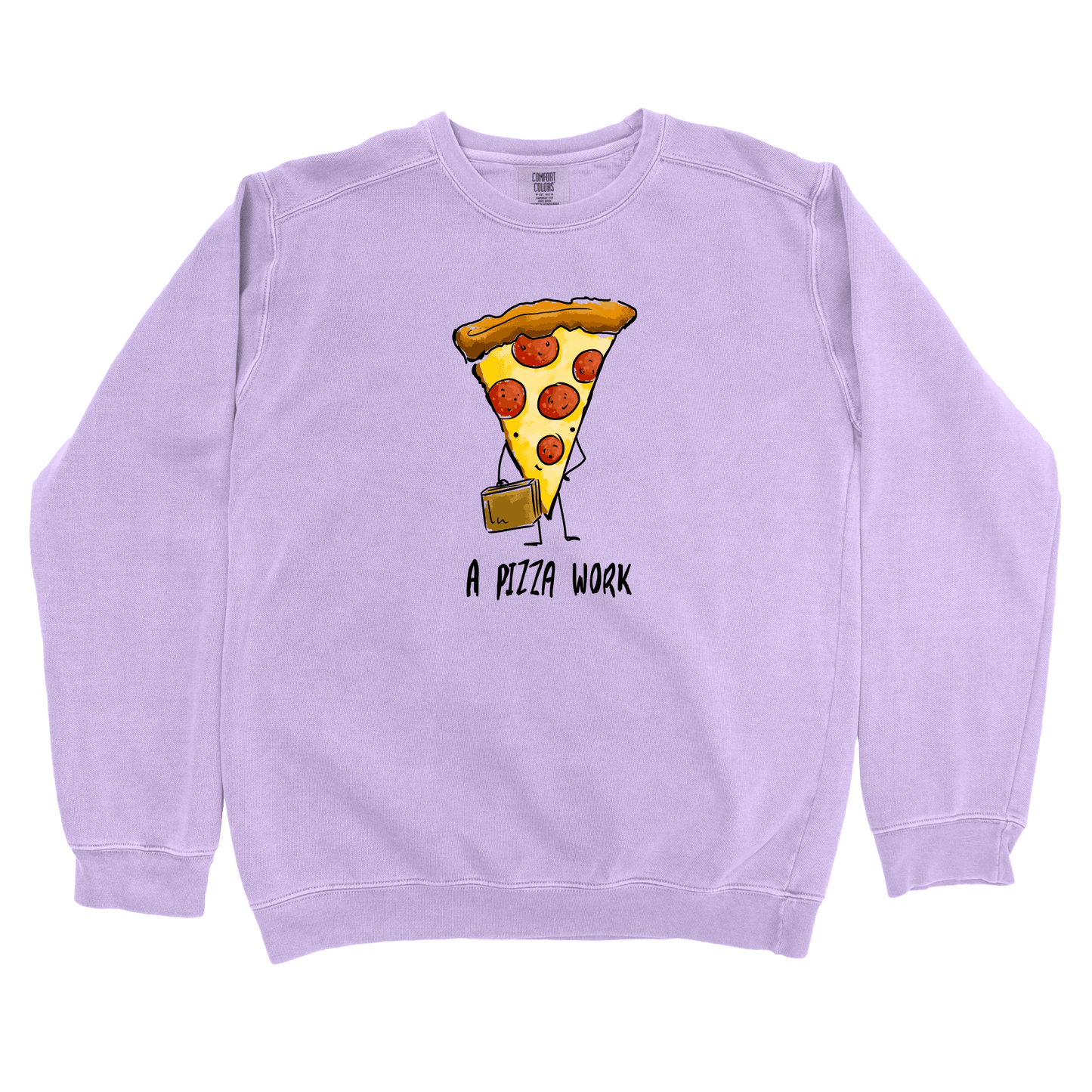 Sweatshirt Orchid / S A Pizza Work: Micro Barbi Sweatshirt
