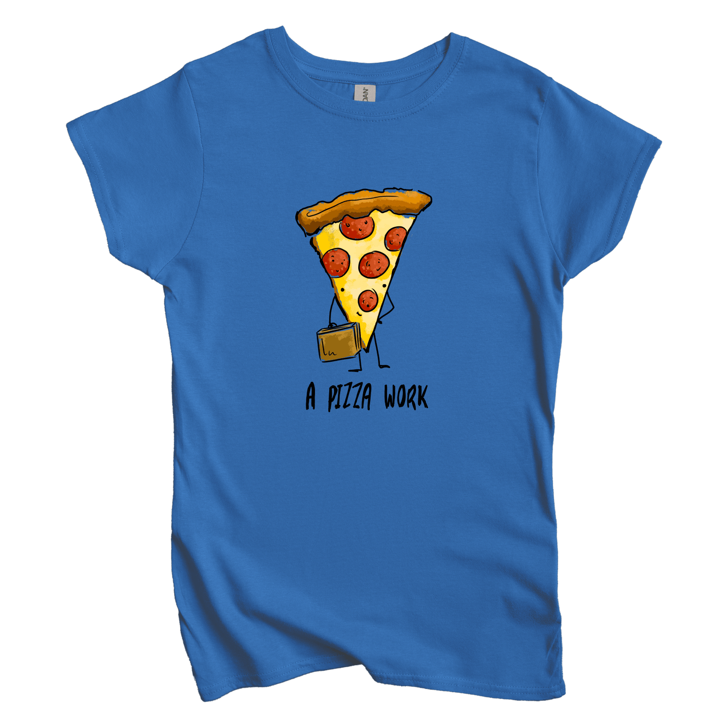 T-Shirt S / Royal A Pizza Work: Micro Barbi Women's Tee