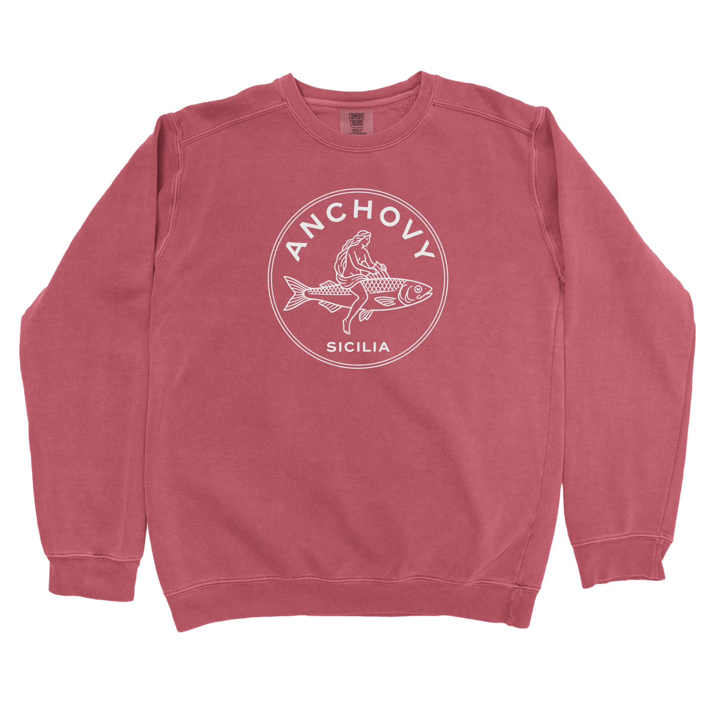 Sweatshirt Crimson / S Anchovy Sicilia Sweatshirt