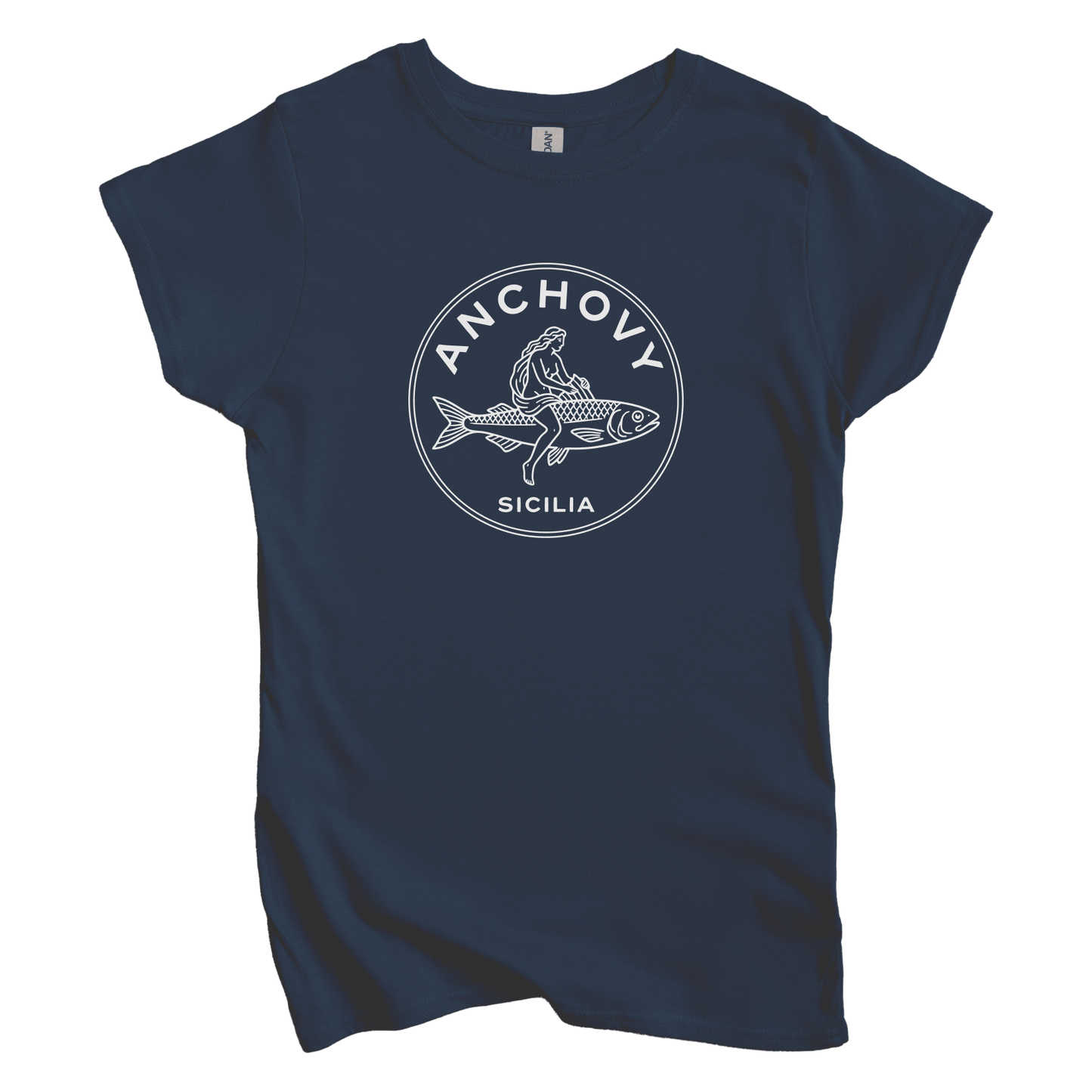T-Shirt S / Navy Anchovy Sicilia Women's Tee