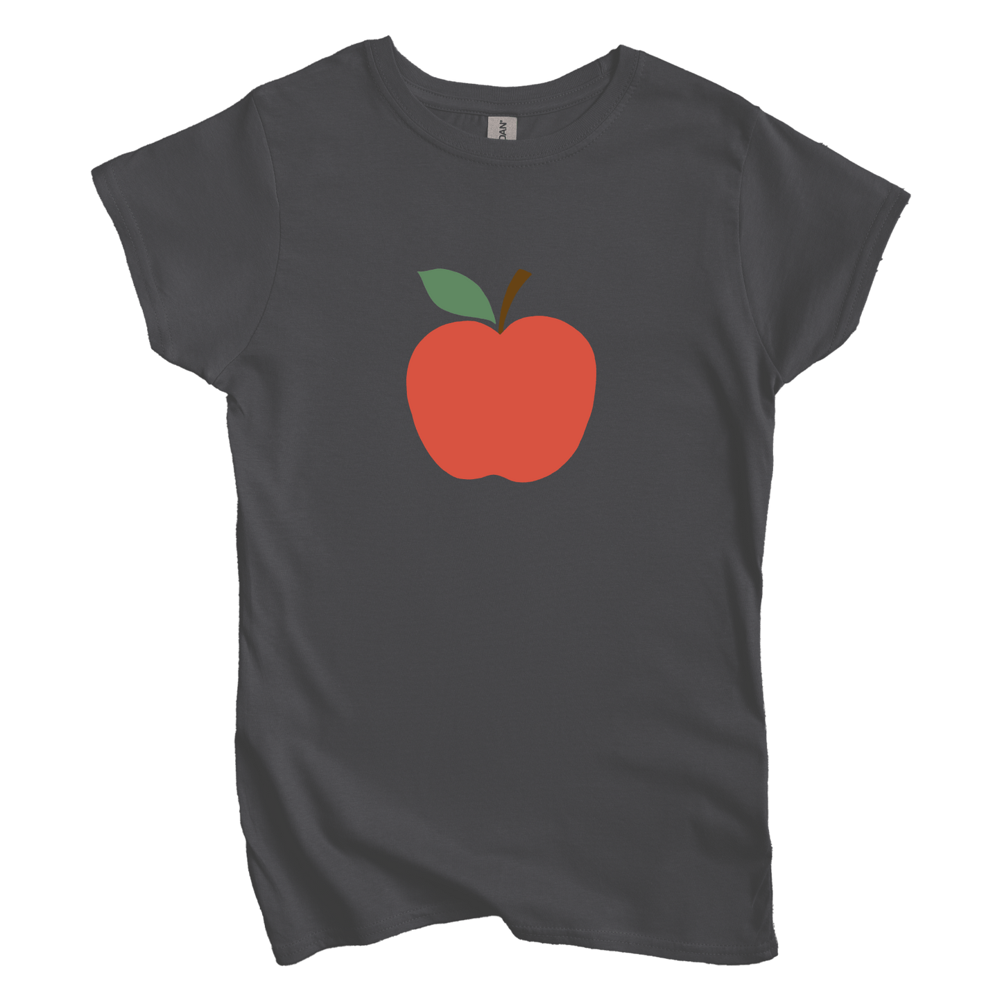 T-Shirt M / Charcoal Apple Women's Tee