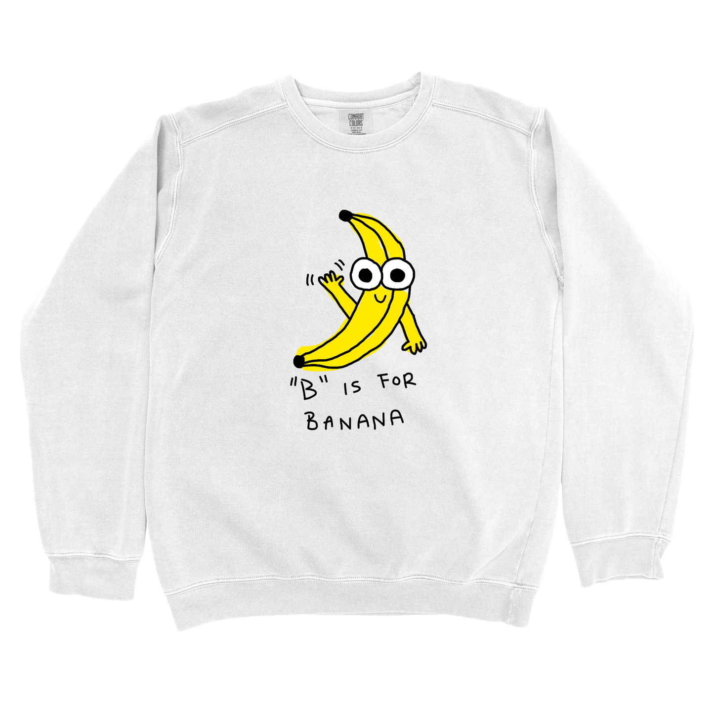 Sweatshirt White / S B is for Banana: Longoland Sweatshirt