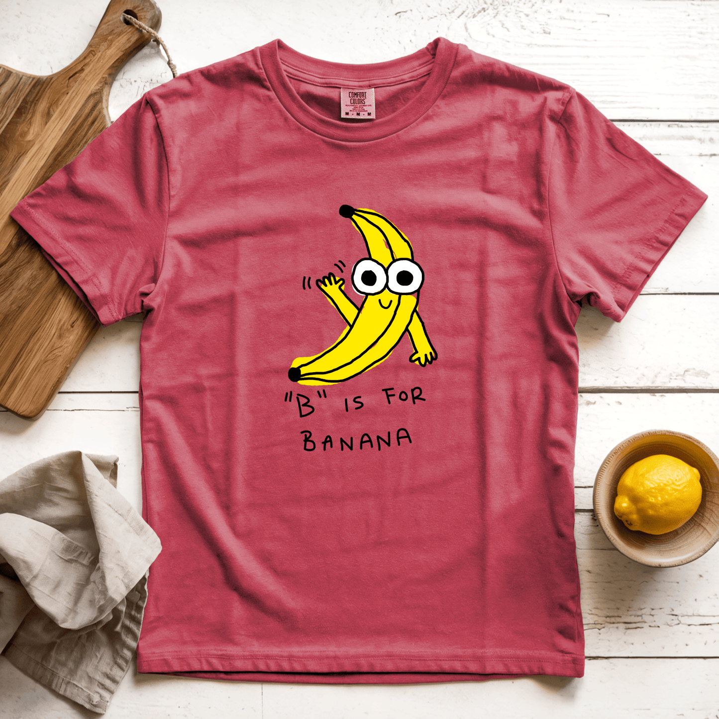 T-Shirt Crimson / S B is for Banana: Longoland