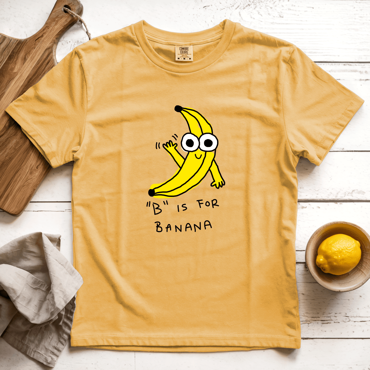 T-Shirt Mustard / S B is for Banana: Longoland