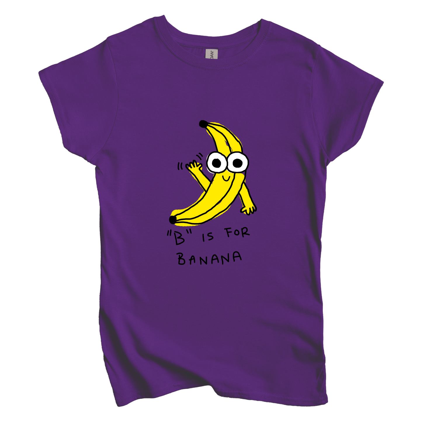 T-Shirt L / Purple B is for Banana: Longoland  Women's Tee