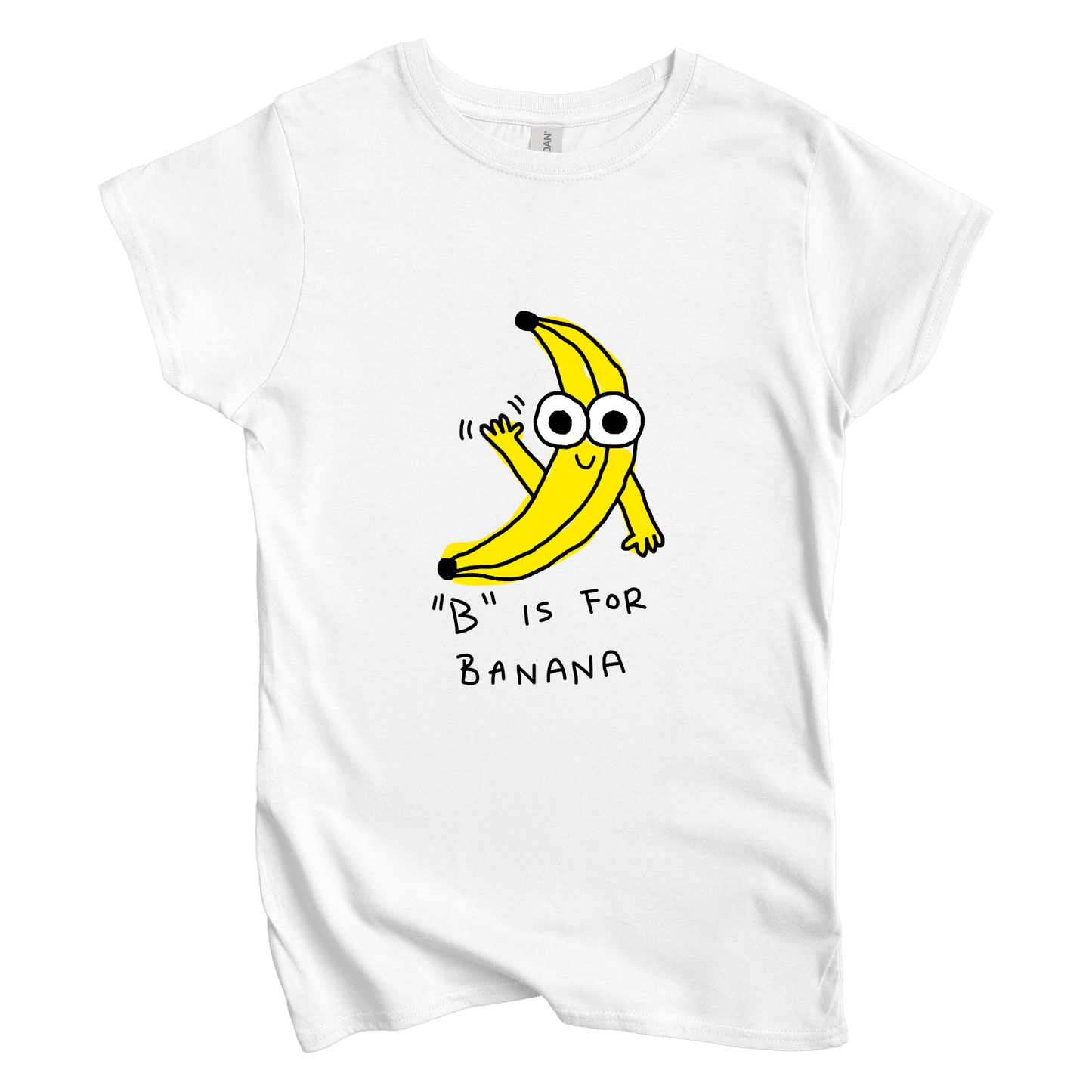 T-Shirt S / White B is for Banana: Longoland  Women's Tee