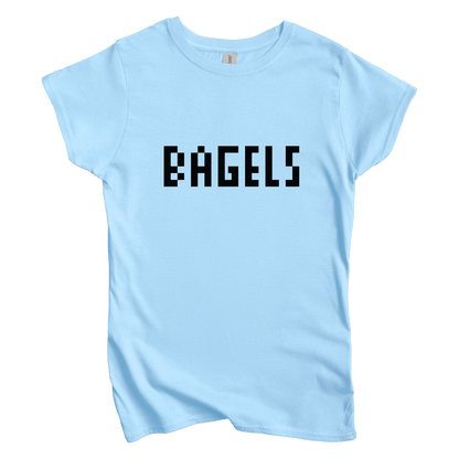 T-Shirt S / Light Blue Bagels Women's Tee