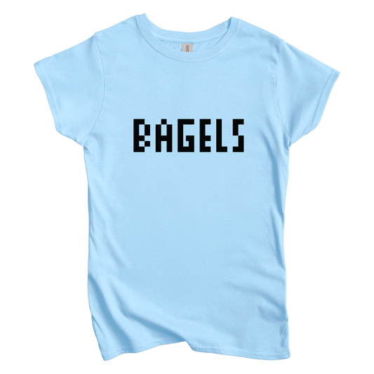 T-Shirt S / Light Blue Bagels Women's Tee
