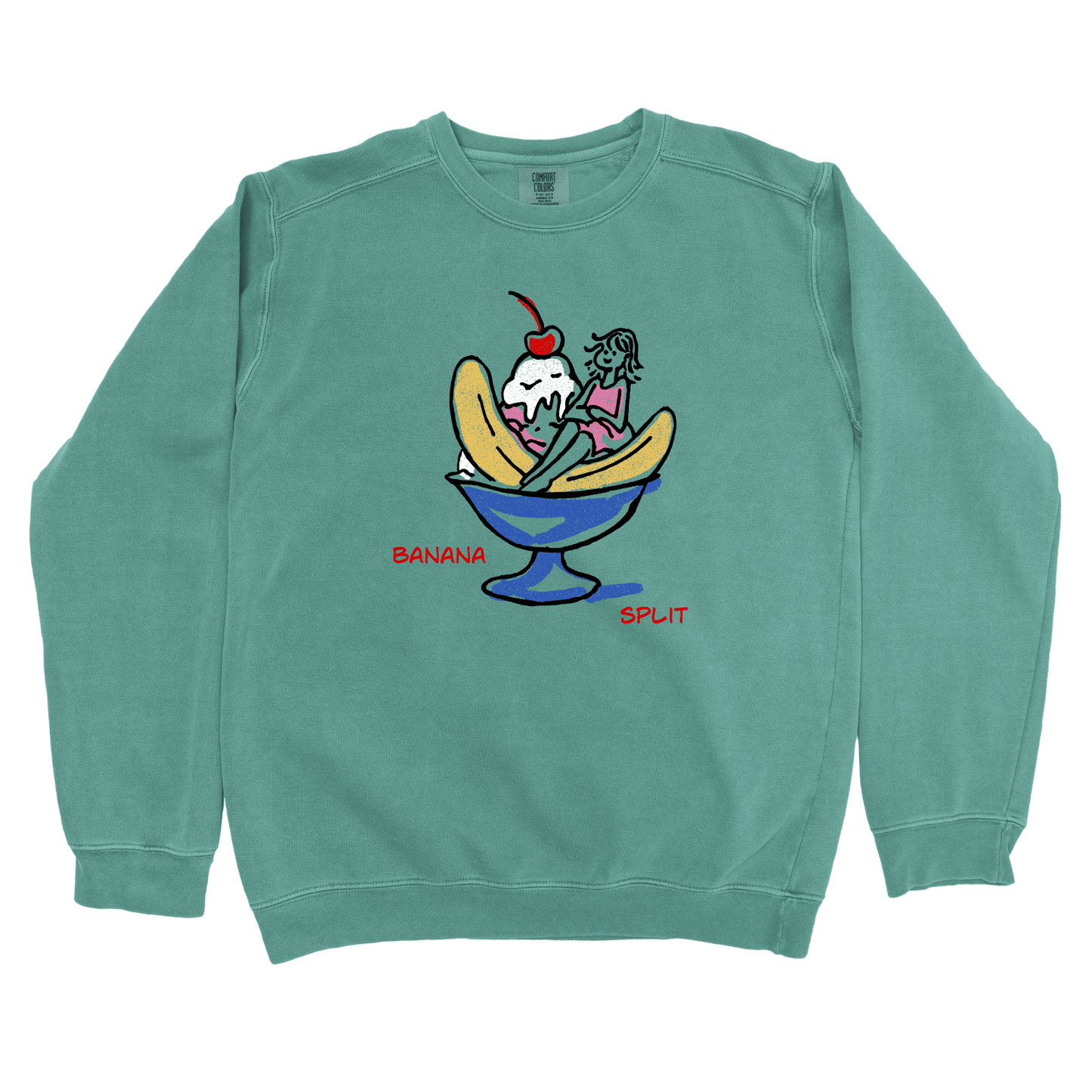 Sweatshirt Light Green / S Banana Split: LaeMab Sweatshirt