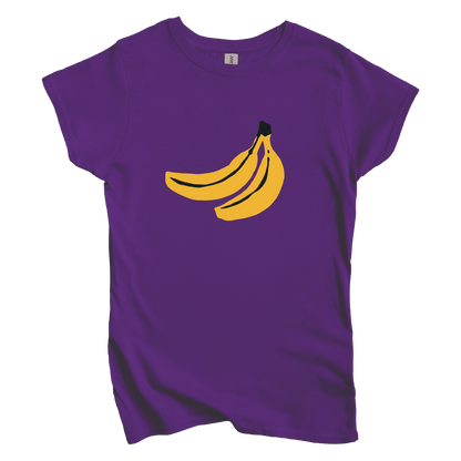 T-Shirt L / Purple Bananas Women's Tee