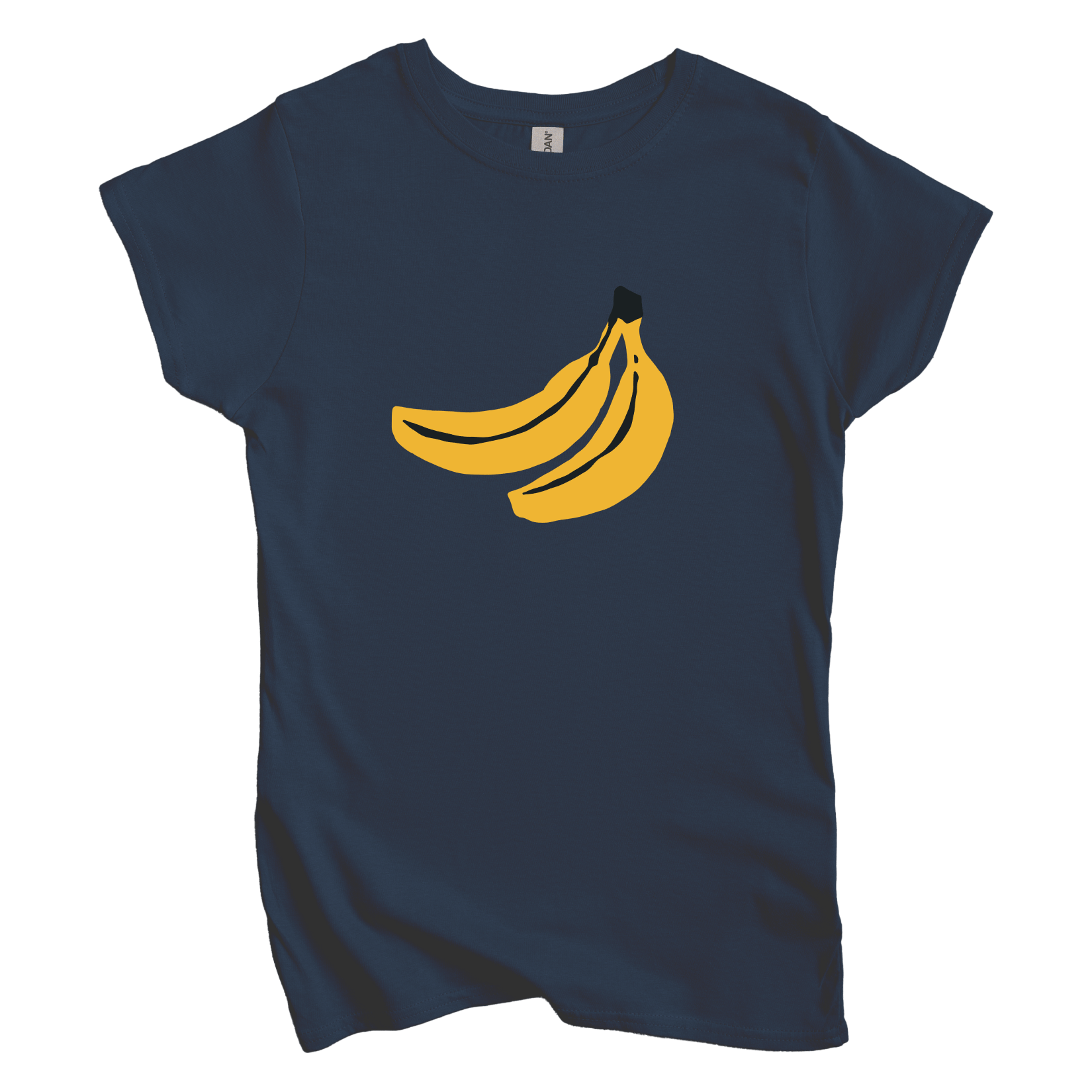 T-Shirt S / Navy Bananas Women's Tee
