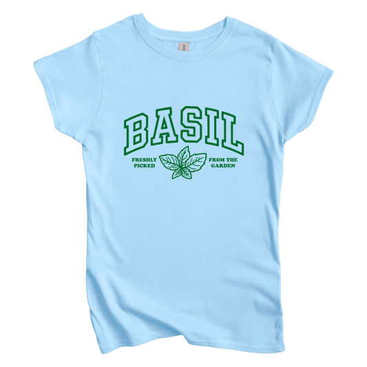 T-Shirt S / Light Blue Basil Women's Tee