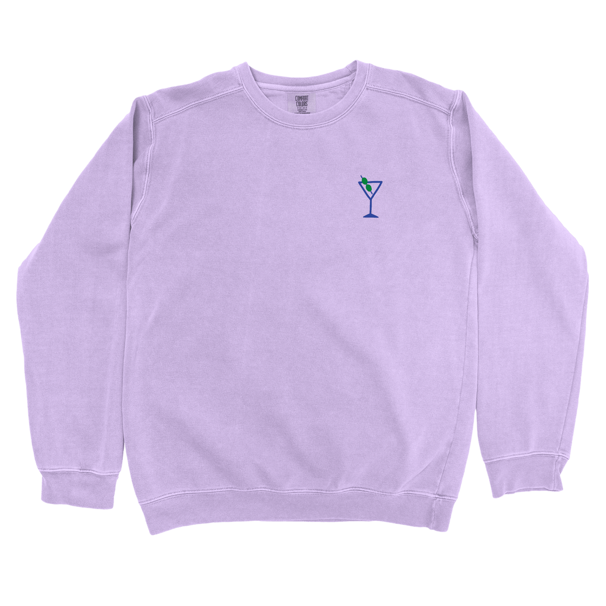 T-Shirts Orchid / S Blue Martini Left Chest Sweatshirt
