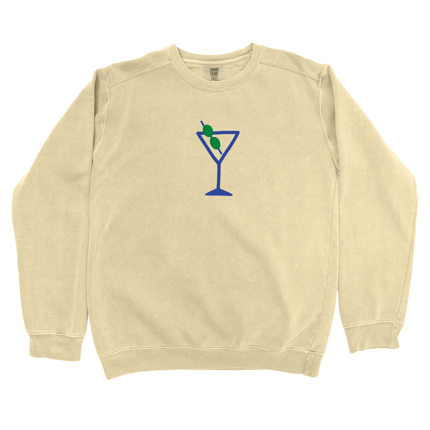 T-Shirts Butter / S Blue Martini Sweatshirt