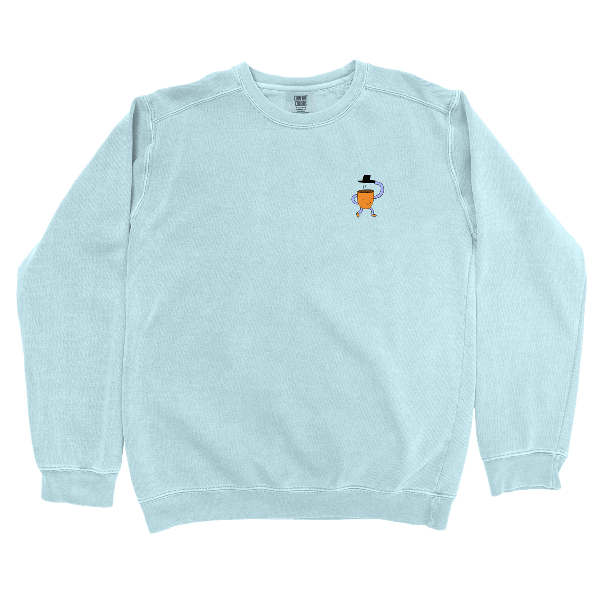 T-Shirts Chambray / S Bonjour Left Chest: Woblylines Sweatshirt