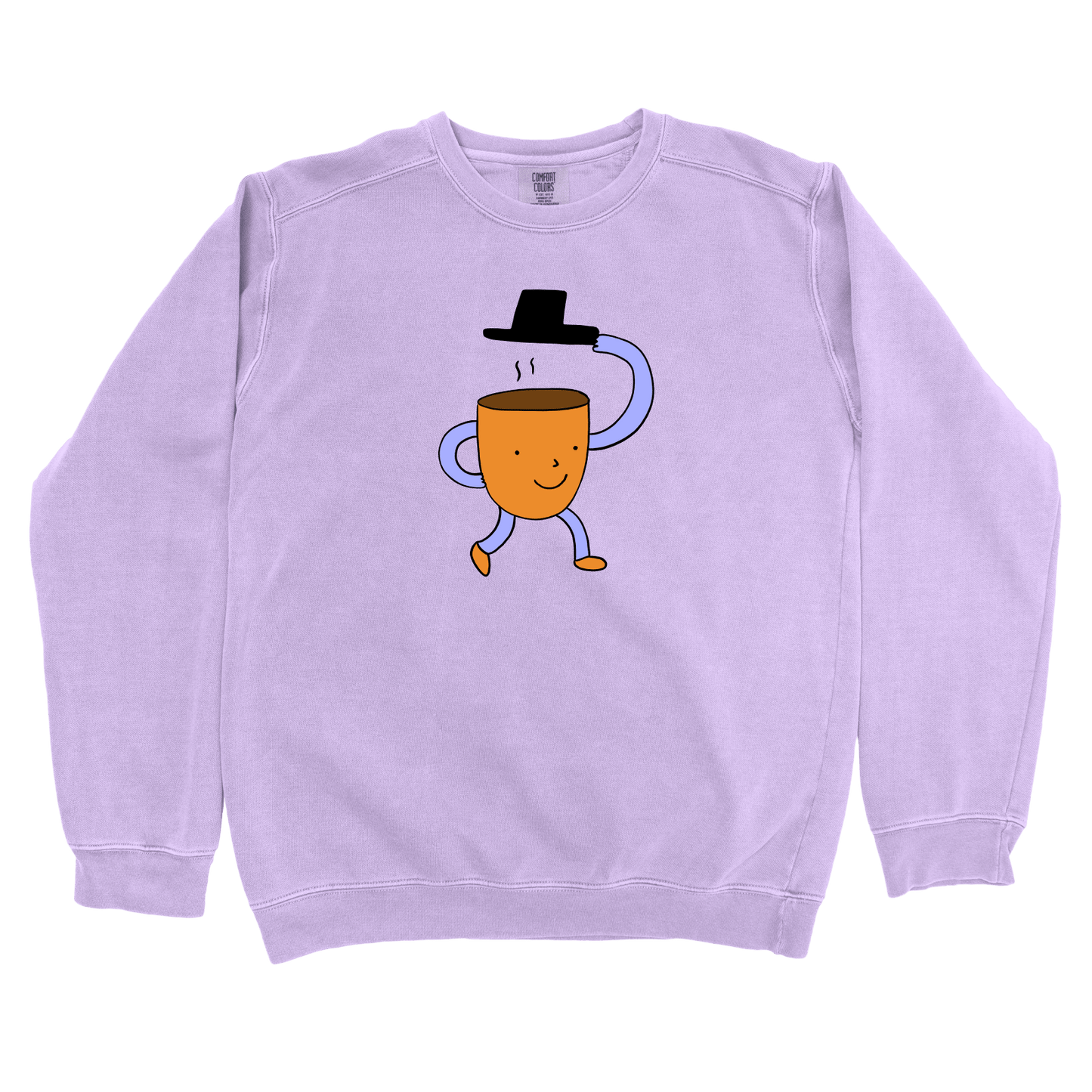 Sweatshirt Orchid / S Bonjour: Woblylines Sweatshirt