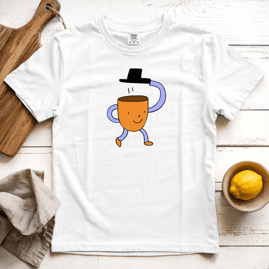 T-Shirt White / S Bonjour: Woblylines