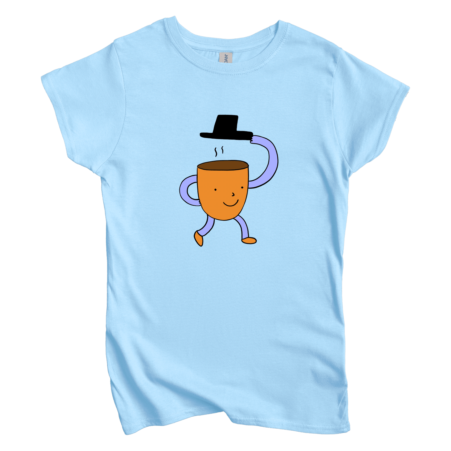 T-Shirt S / Light Blue Bonjour Women's Tee