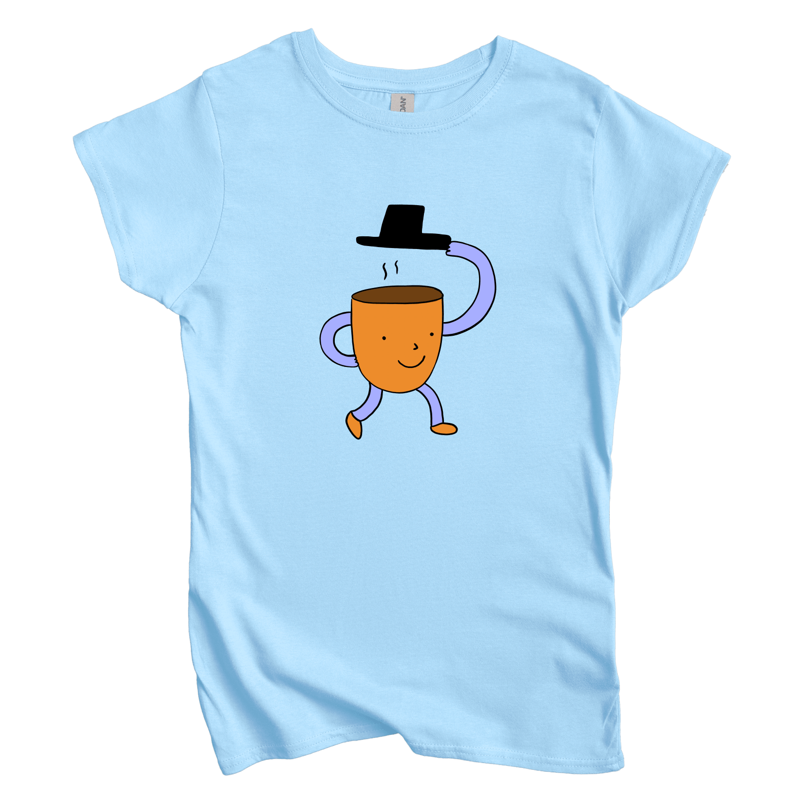 T-Shirt S / Light Blue Bonjour Women's Tee