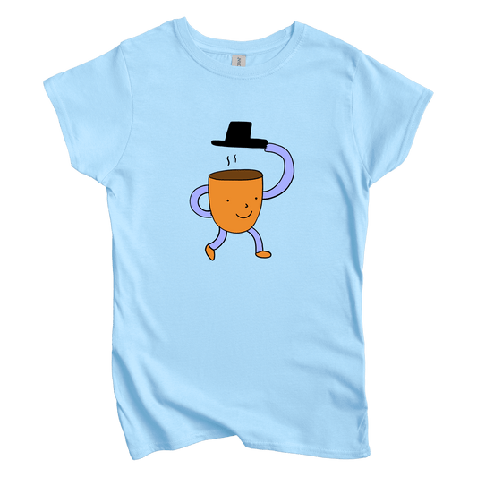 T-Shirt S / Light Blue Bonjour Women's Tee
