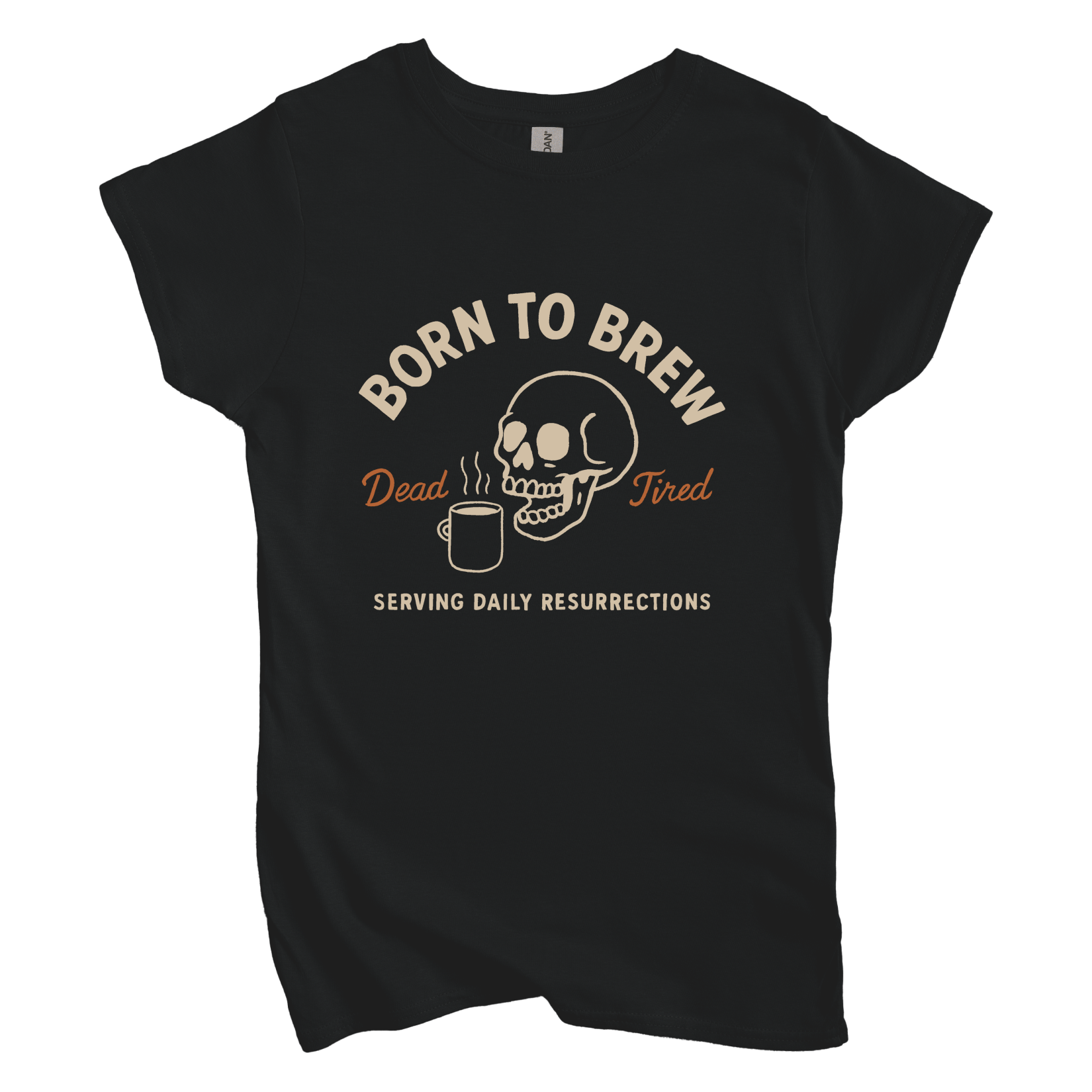 T-Shirt S / Black Born to Brew Women's Tee