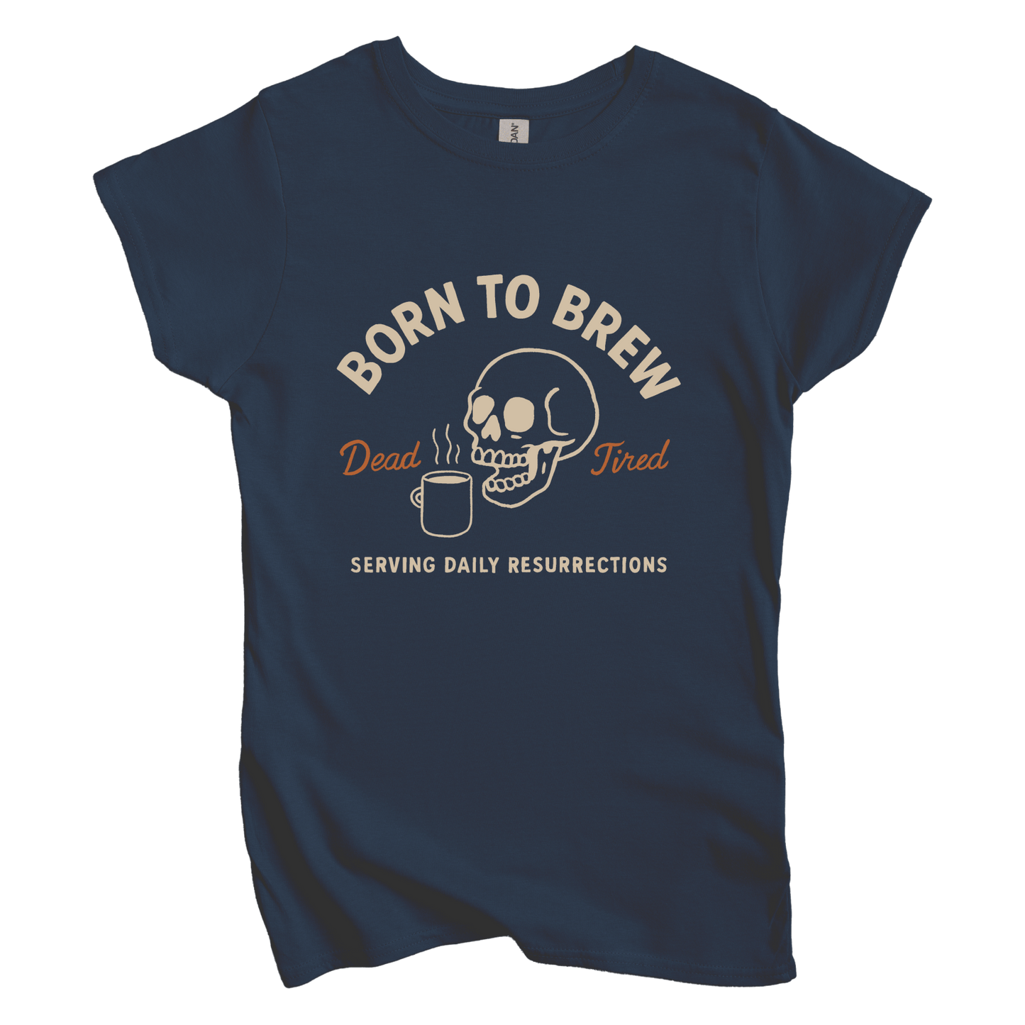 T-Shirt S / Navy Born to Brew Women's Tee