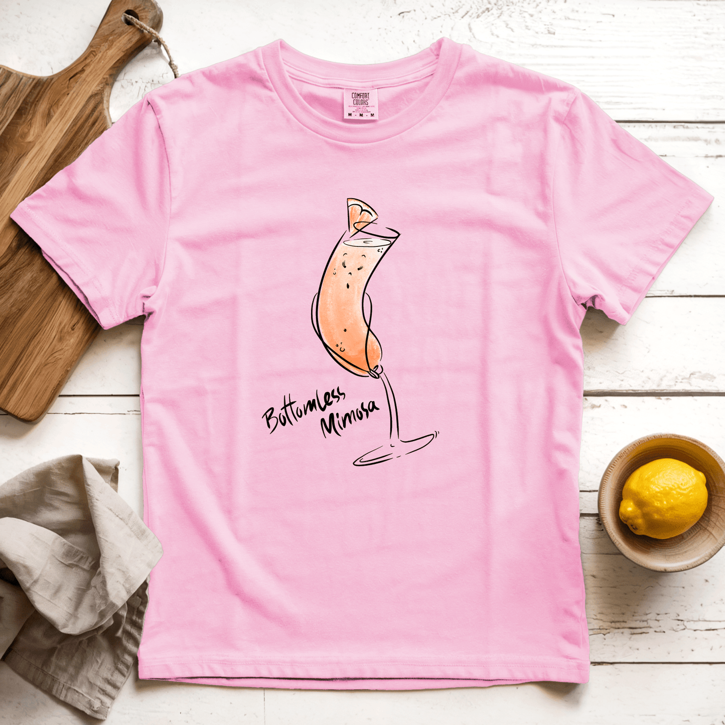 T-Shirt Blossom / S Bottomless Mimosa: Micro Barbi