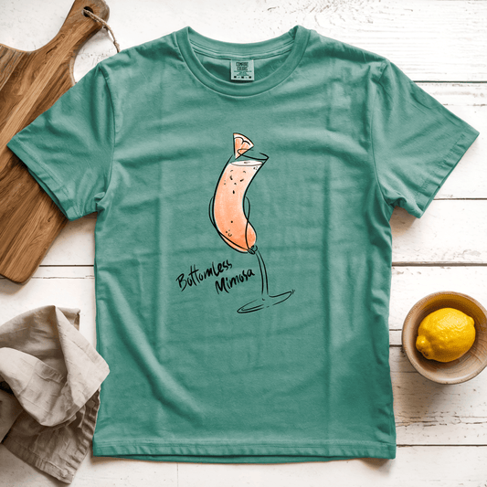 T-Shirt Light Green / S Bottomless Mimosa: Micro Barbi