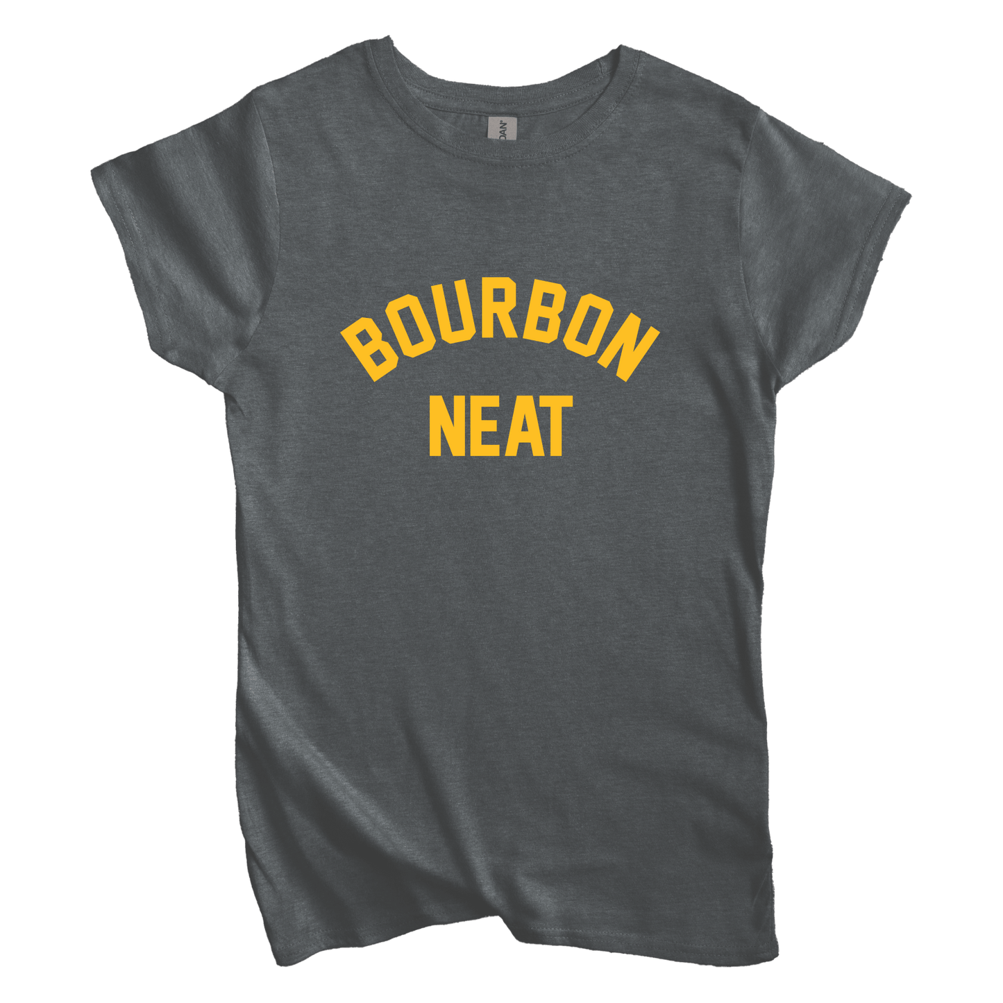 T-Shirt S / Dark Heather Bourbon Neat Women's Tee