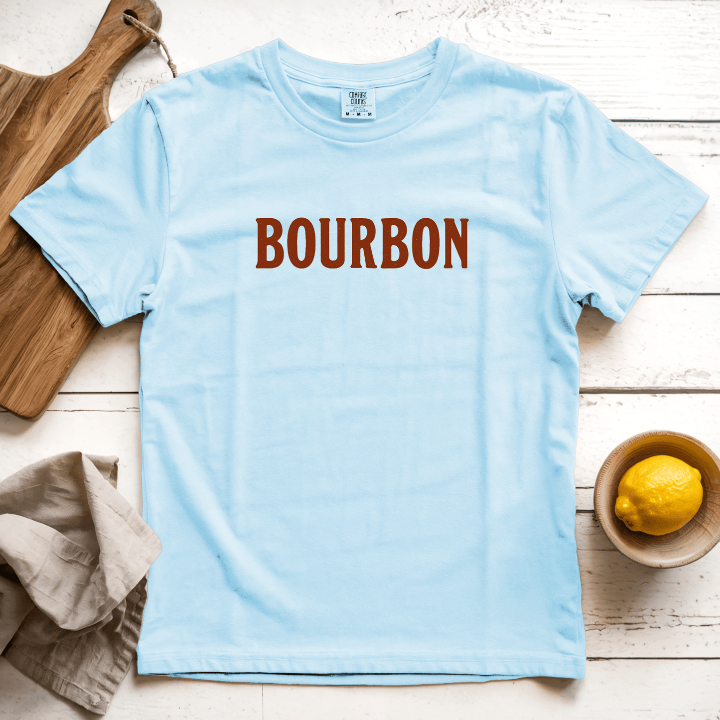 T-Shirts Chambray / S Bourbon